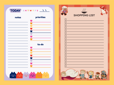 memo pads